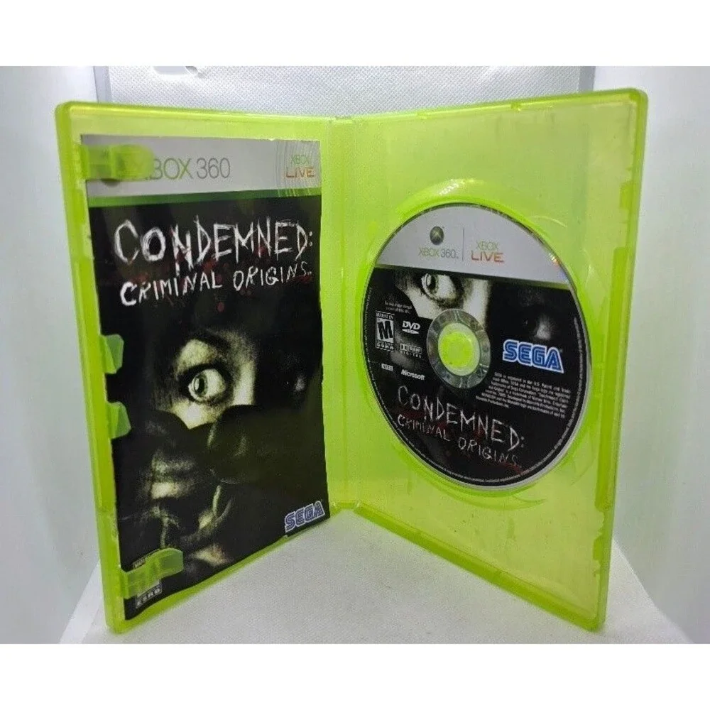 Condemned: Criminal Origins (Xbox 360, 2005) w/Manual - No Case
